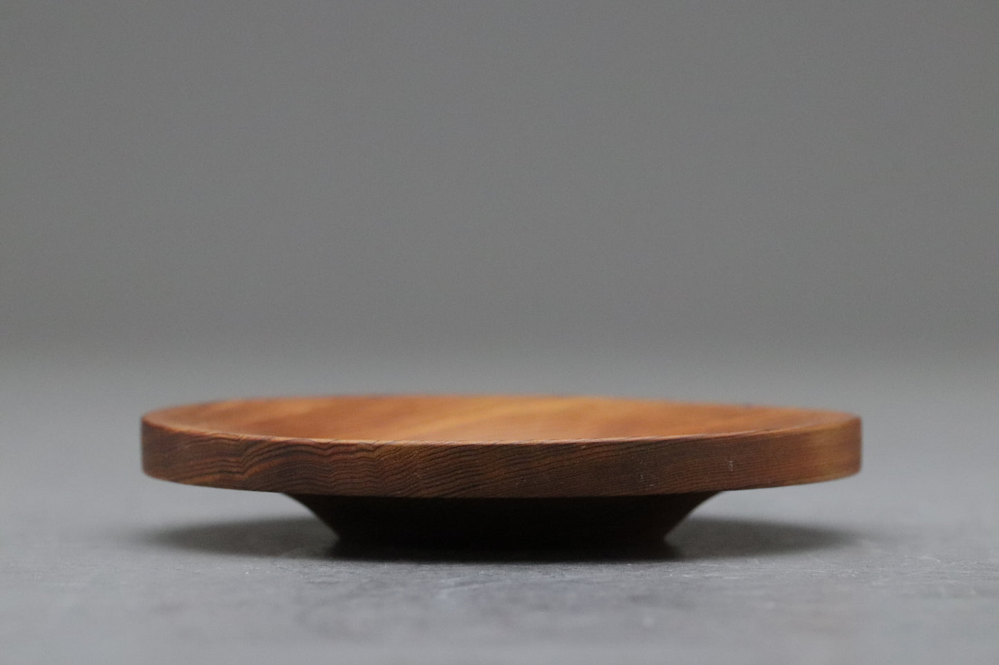 Japanese Wood Tea Coaster | Set of 4 | Handcrafted Wooden Saucer | Wabi Sabi Zen Decor | Natural Grain | Minimalist Kitchenware | Rustic Art