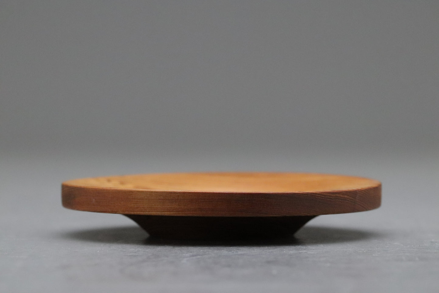Japanese Wood Tea Coaster | Set of 4 | Handcrafted Wooden Saucer | Wabi Sabi Zen Decor | Natural Grain | Minimalist Kitchenware | Rustic Art