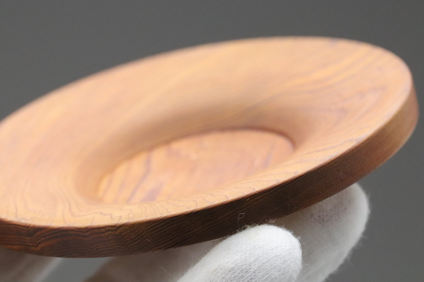 Japanese Wood Tea Coaster | Set of 4 | Handcrafted Wooden Saucer | Wabi Sabi Zen Decor | Natural Grain | Minimalist Kitchenware | Rustic Art
