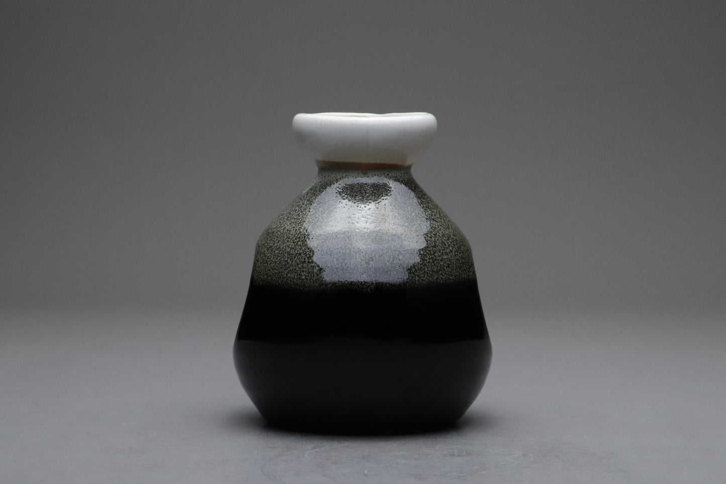Vintage Japanese Sake Bottle | Tokkuri | Black Glaze | Calligraphy | Utaizake | Wabi Sabi | Studio Pottery | Sake Server | Unique Tableware