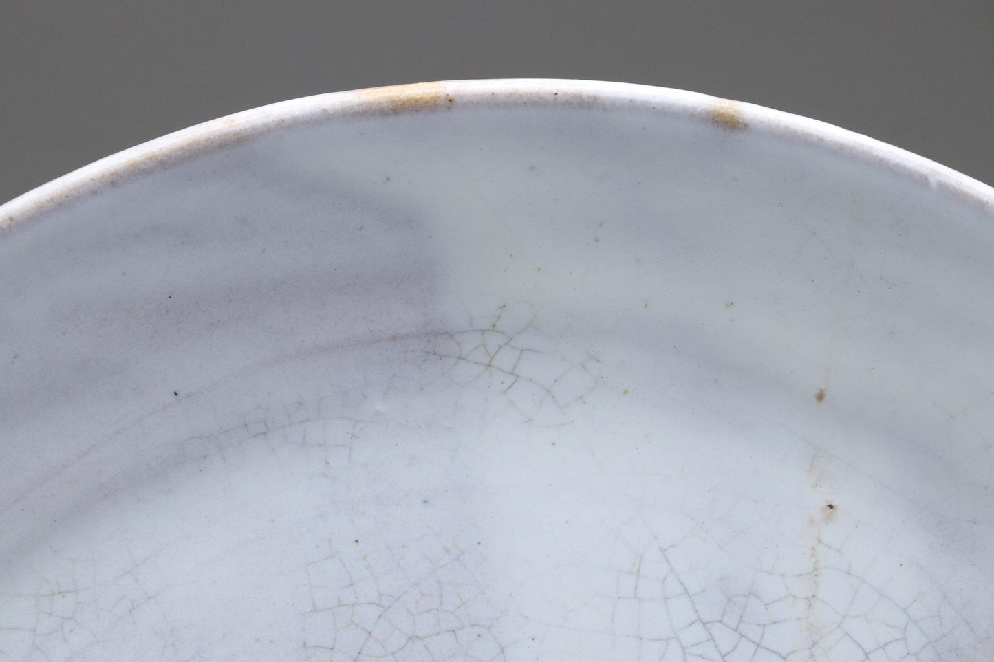 Japanese Hagi Style | Large Dinner Plate | White Glazed Pottery | Wabi Sabi Stoneware | Serving Platter | Handmade Round Shallow Bowl Dishes