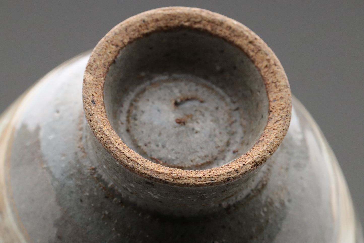 Japanese Pottery Bowls Set of 3 | Matcha Bowls Small | Vintage Wabi Sabi High Footed  | Striped Ceramics | Tea Ceremony Cups | Earthy Brown