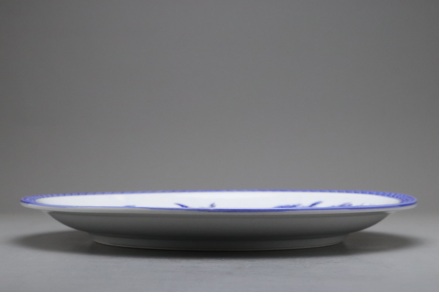 Japanese Porcelain Charger Blue and White | Sometsuke | Takarabune Treasure Ship | Cranes Pine Turtle | Auspicious Motif | Japan Art