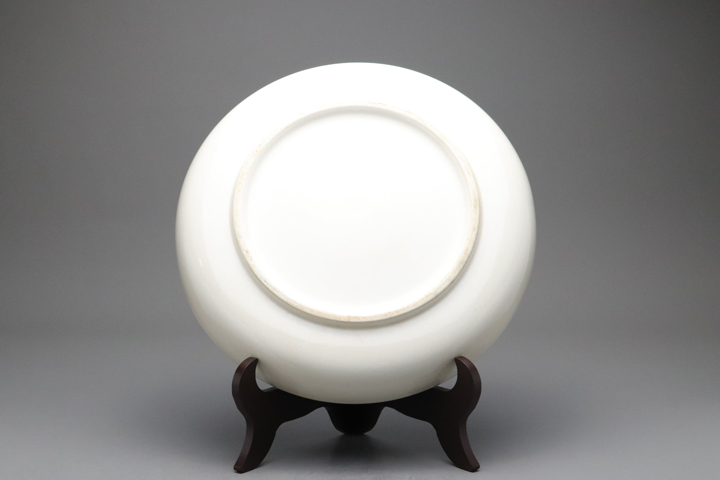 Japanese Blue and White Plate | Large Deep Charger | Imperial Ox Cart Ornament | Pine Bamboo Plum Peony | Traditional Porcelain Display Ware