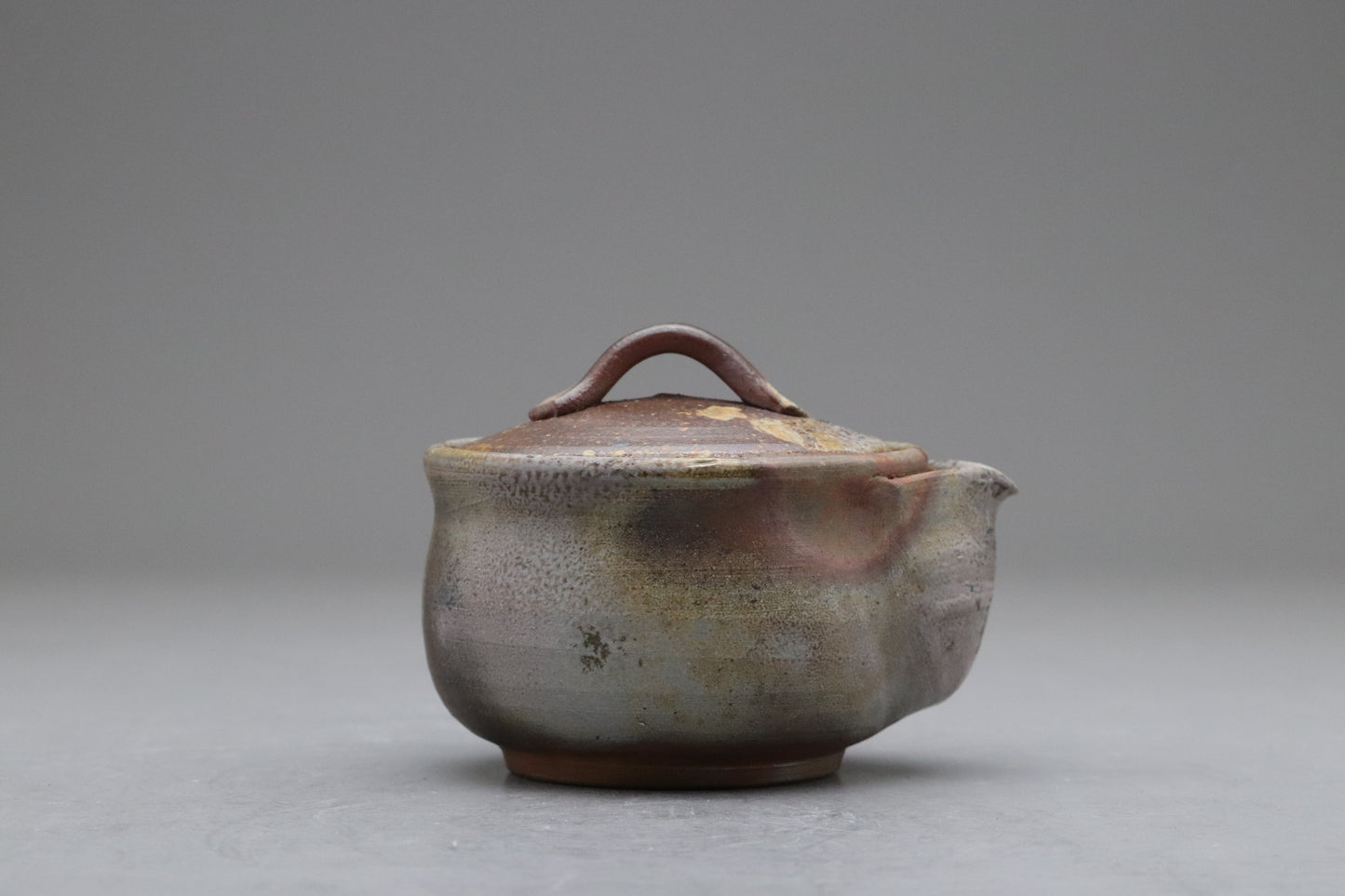 Bizen Yaki Teapot with Strainer | Japanese Pottery Hohin | Kyusu for Loose Leaf Tea | Clay Ware Shiboridashi | Wabi Sabi Teaware Japanese Teas