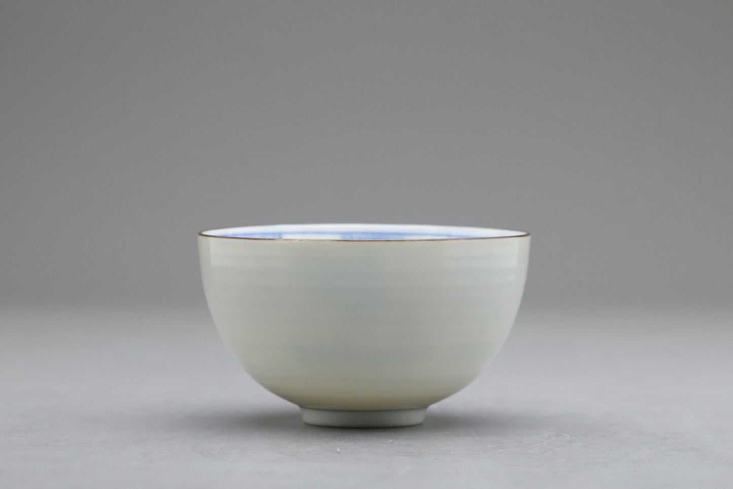 Arita style Tea Cup Set of 7 | Japanese Pottery blue and white | Sometsuke Landscape Porcelain Mug | Vintage Chanoyu Matcha Green Tea Bowls 7