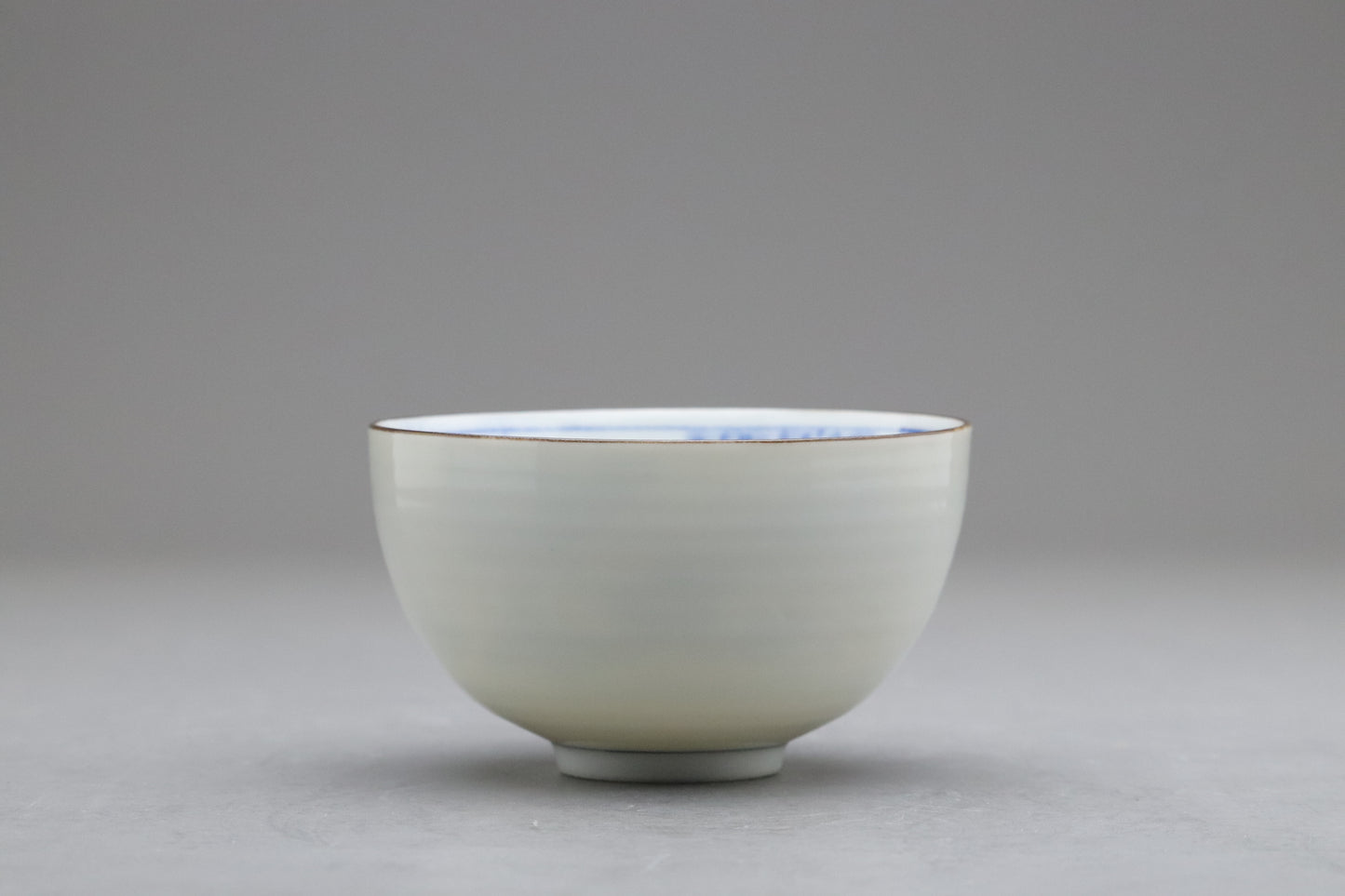 Arita style Tea Cup Set of 7 | Japanese Pottery blue and white | Sometsuke Landscape Porcelain Mug | Vintage Chanoyu Matcha Green Tea Bowls 7