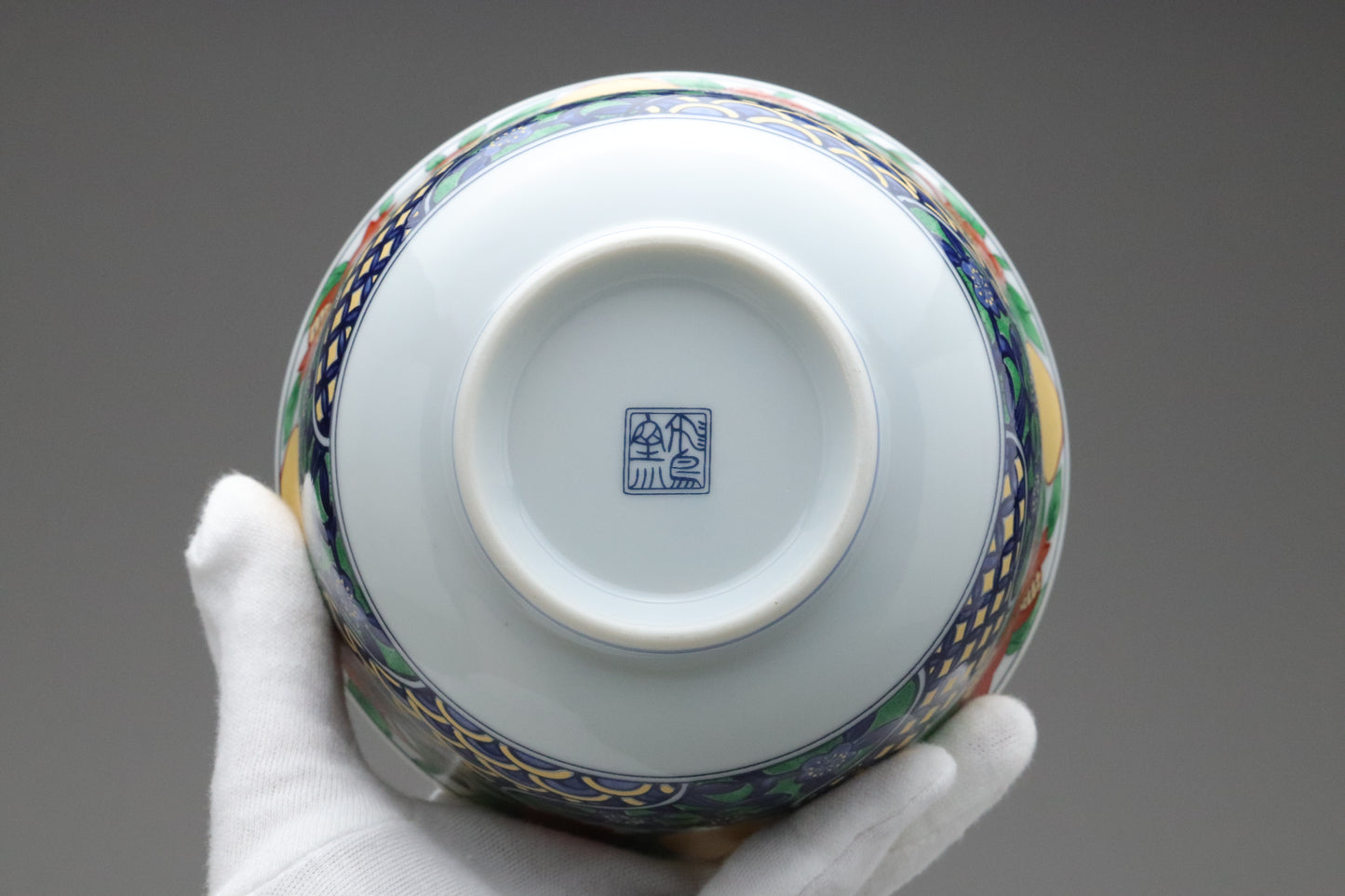 Japanese Arita Imari Bowls set of 5 with Lids | Porcelain Rice Bowl | Vintage Japan Tableware | Antique Soup Bowl Made in Japan Handmade Art