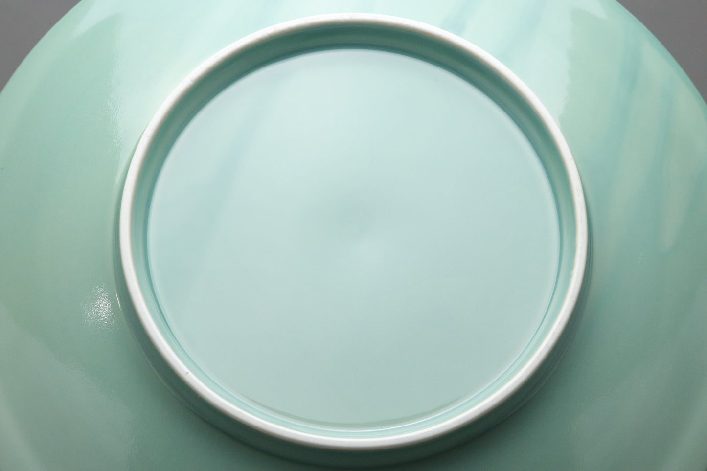Celadon Serving Platter | Large Round Dinner Plate | Japanese Porcelain Tableware | Mint Green Charger | Minimalist Pottery | Handmade Dish