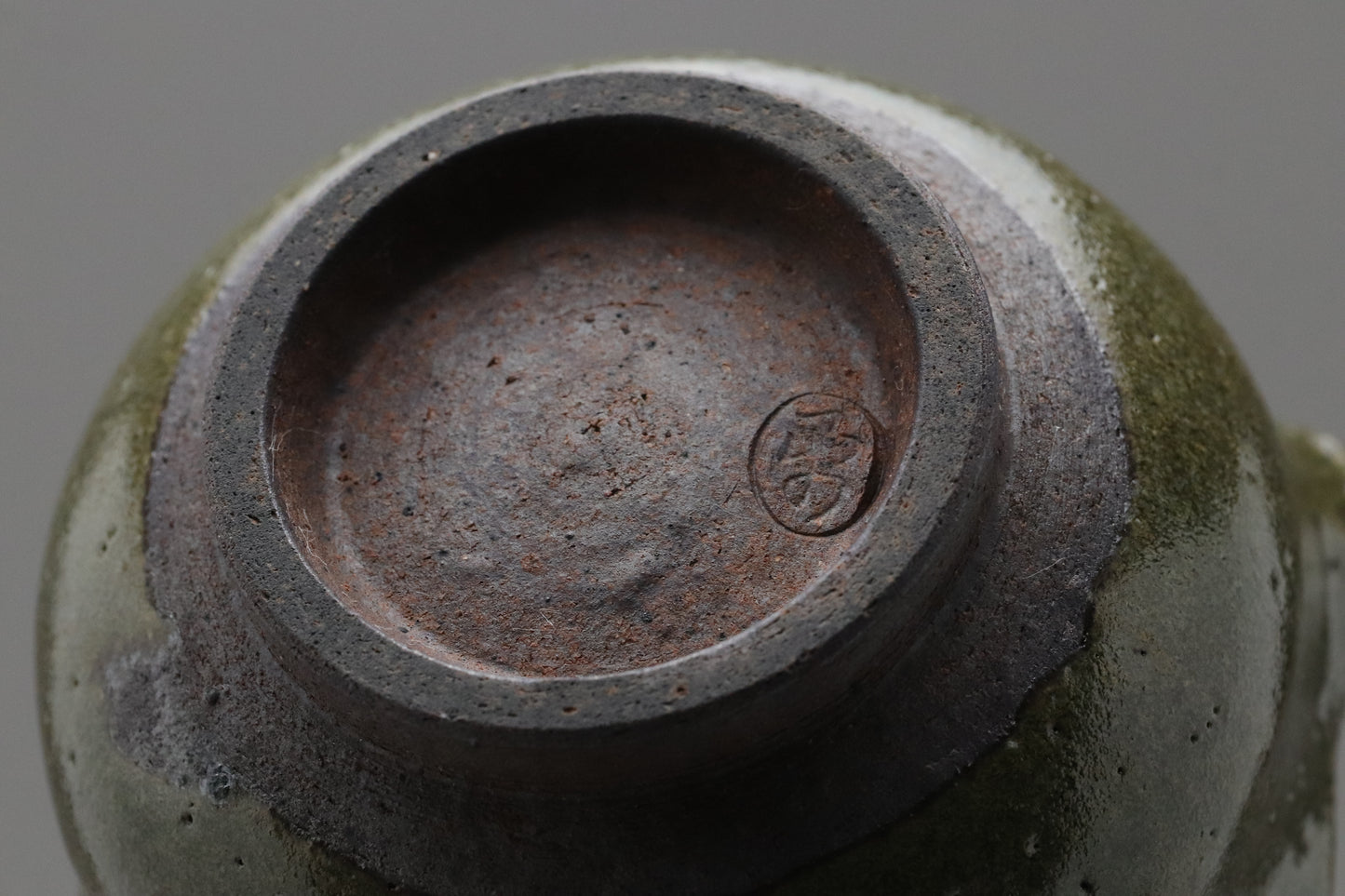 Japanese Small Bowls Set of 5 | Vintage Oribe Green Glaze | Katakuchi shape Sake Cup | Wabi Sabi Pottery Utsunomiya | Handmade Side Dish Lot 5