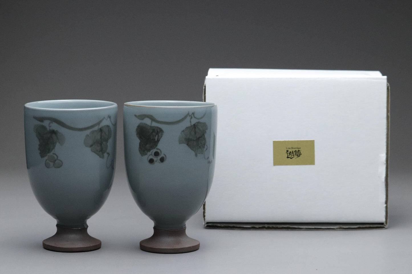 Japanisches Arita-Sake-Kelchset | Handbemalter Keramikkelch | Traditionelle Arita-Porzellankunst | Einzigartiges und kunstvolles Geschenk für Paare