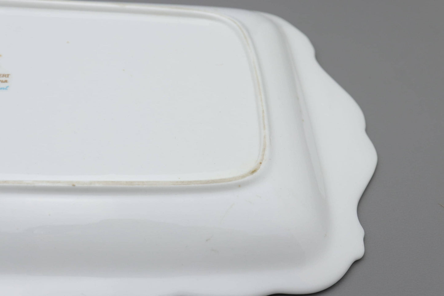 Royal Albert "Enchantment" Porcelain Serving Tray - Exquisite Vintage Blue Floral & Gold Handled Dish, English Bone China collectible