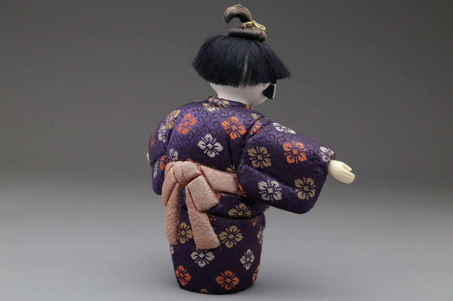 Japanese Kimekomi Doll of a Boy | Traditional Handmade Kimekomi Ningyo | Silk Kimono | Japanese Folk Art & Unique Artful Decorative Art Gift
