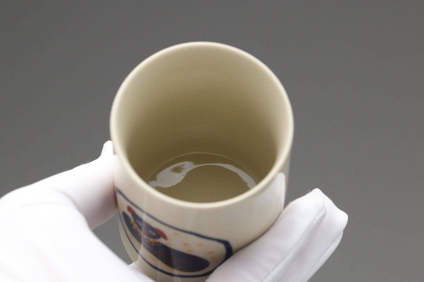 Lucky Dog Year of the Dog Japanese Yunomi Tea Cups Set of 3 by Tachikichi | Vintage Japanese Porcelain Tea Ceremony Collectibles